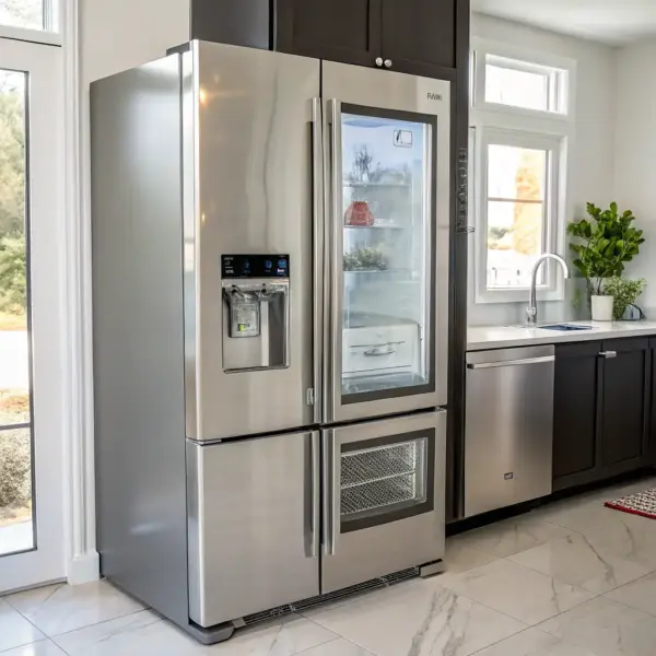 squaremilesalute Side-by-Side Refrigerator